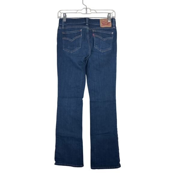 Levi’s 715 Bootcut Red Tag Dark Blue Wash Size 27 - Picture 2 of 12